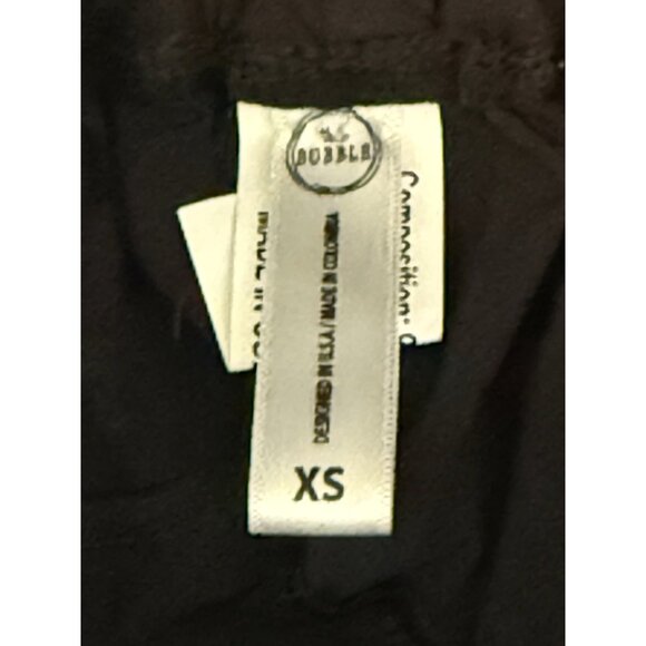 THE BUBBLE Black Pull-On Shorts Wide Waistband Drawstring Cuffed NWT Siz XS - Picture 8 of 10